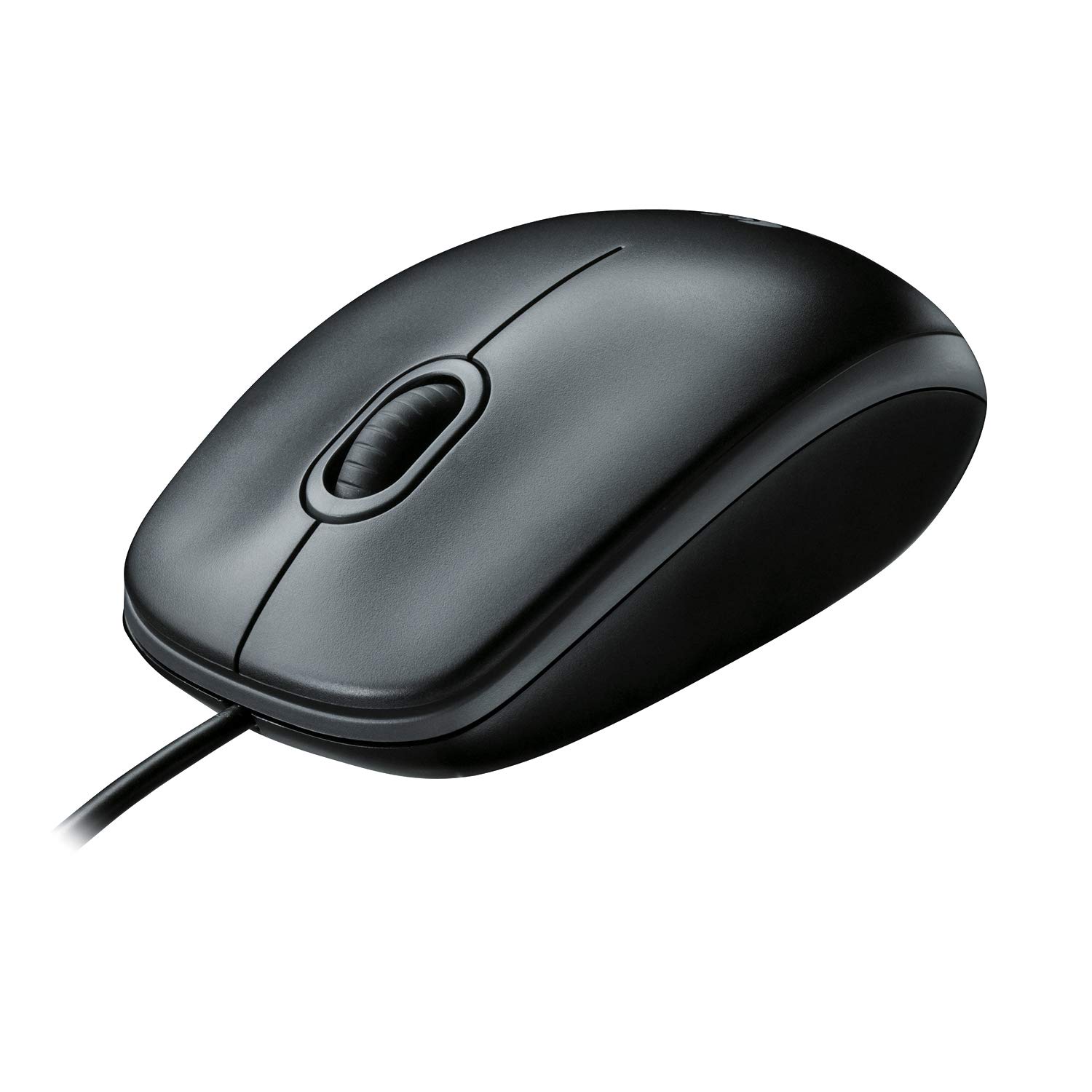 Logitech B100 Wired Mouse, USB Type-A, Optical, 800 DPI, Black - Image 3